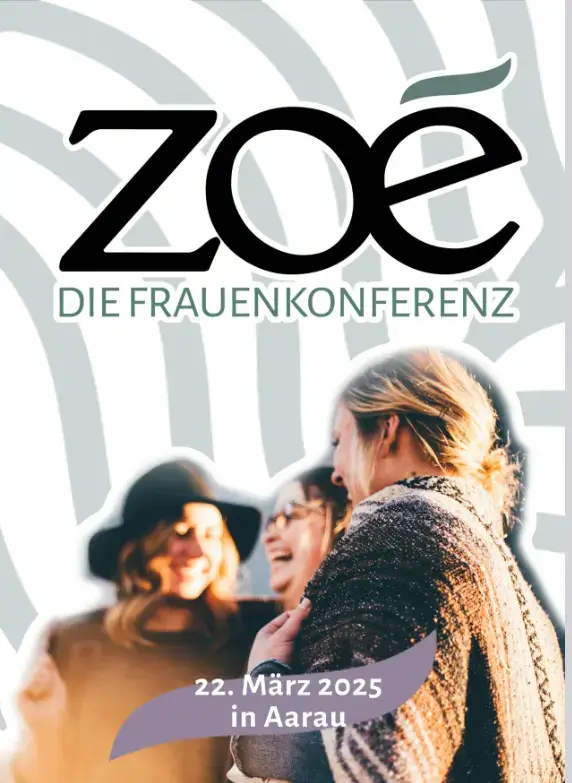 Einladungs-Flyer der Frauenkonferenz in Aarau am 22. März 2025